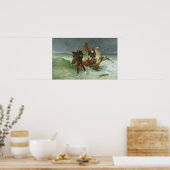 グラドロン川の飛行c.1884 ポスター (キッチン)