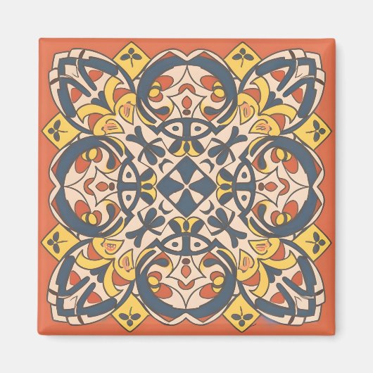 グラナダのモザイク マグネット (正面)