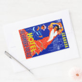 グラナダホテルアルハンブラパレス 長方形シール (封筒)