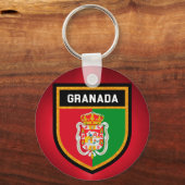 グラナダ国旗 キーホルダー (正面)