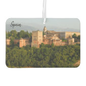 グラナダ大聖堂とアルハンブラ – スペイ実在ン カーエアーフレッシュナー (裏面)