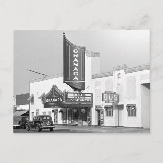 グラナダ映画館、1938年 ポストカード (正面)