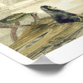 グラナダ（アルハンブラ）、プレート9 「Sketches of Spai」 ポスター (角)