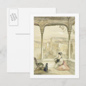 グラナダ（アルハンブラ）、プレート9 「Sketches of Spai」 ポストカード (正面/裏面)