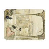 グラナダ（アルハンブラ）、プレート9 「Sketches of Spai」 マグネット (横)