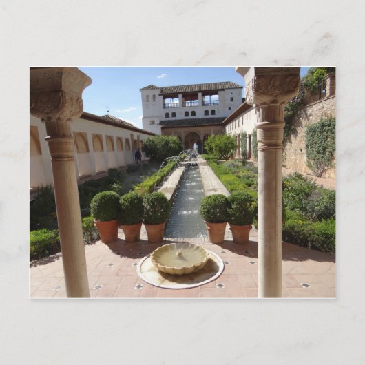 グラナダ・スペイン,アルハンブラ ポストカード (正面)