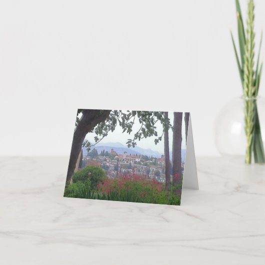 グラナダ、スペイン カード (正面)