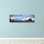 グラニットパークシャレーグレイシャーナショナルパーク キャンバスプリント (インサイチュ (ウッドフロア))