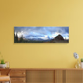 グラニットパークシャレーグレイシャーナショナルパーク キャンバスプリント (インサイチュ (リビング))