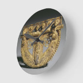 グラニュー装飾のベルトバックル、オリエンタリズ ラウンド壁時計 (傾斜)