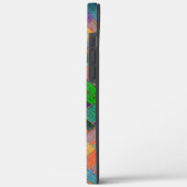 グラニーの交錯した赤い帯、織物の側面 Case-Mate iPhoneケース (裏面 / 左)