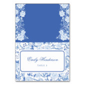 グラニーシック結婚Chinoiserieのテーブル座席表 テーブルナンバー (正面)