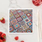 グラニースクエアクロシェットキルト スタンダードランチョンナプキン (インサイチュ)