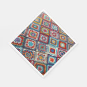 グラニースクエアクロシェットキルト スタンダードランチョンナプキン (角)