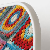 グラニースクエアクロシェットキルト ピックルボールラケット (左詳細)