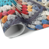 グラニースクエアクロシェットキルト ラッピングペーパー (ロールコーナー)