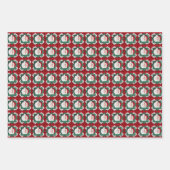 グラニースクエアサンタクリスマス ラッピングペーパーシート (正面2)