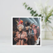 グラニースタイリッシュハッピーバースデーグラニー カード (スタンド正面)