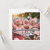 グラニースタイリッシュハッピーバースデーグラニー カード (正面/裏面インサイチュ)