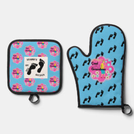 グラニーズキッチンレトロ70s 鍋つかみ&鍋敷きセット