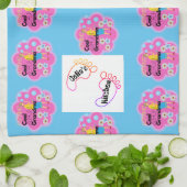 グラニーズプレイスレトロパターン キッチンタオル (折り畳み)