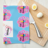 グラニーズプレイスレトロパターン キッチンタオル (四つ折り)