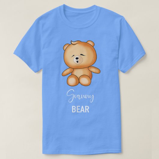 グラニーベア – ファおもしろいミリ Tシャツ (デザイン正面)