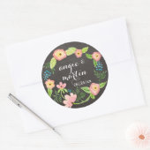 グラニー素朴シッお洒落クなヒップスターシャルボード ラウンドシール (封筒)