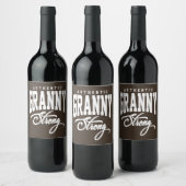 グラニー・ストロング ワインラベル (ボトル)