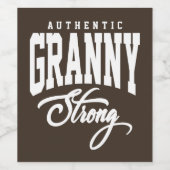 グラニー・ストロング ワインラベル (シングルラベル)