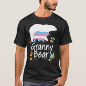 グラニーLGBTベアートランスジェンダーレインボーLGBTゲイレズ Tシャツ (正面)