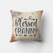 グラニ賛美ーガーデンフローラ クッション (裏面)