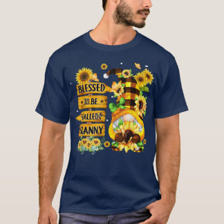 グラニ賛美ー秋格言ひまわり Tシャツ
