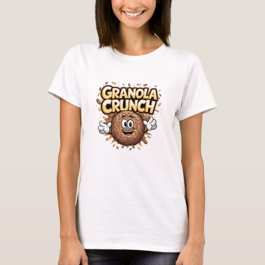 グラノ祝ラデザインと健康食べ Tシャツ (正面)