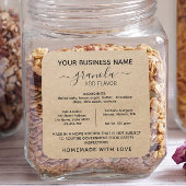 グラノ素朴ラコテージ法食品ラベルのシール スクエアシール