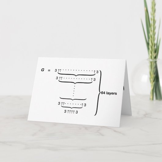 「グラハムの番号 – それがあんたを愛してる!」 カード (正面)