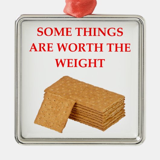 グラハムクラッカー メタルオーナメント (正面)