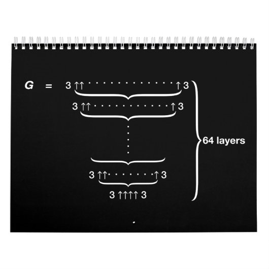 "グラハム数" カレンダー (カバー)