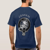 グラハム氏族の紋章Tシャツ Tシャツ (裏面)