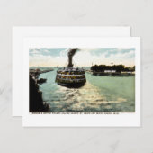 グラハム&モートン（G&Mライン）船離れ港 ポストカード (正面/裏面)