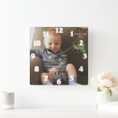 グラハム·レ·ヘイズ スクエア壁時計 (ホーム)