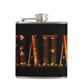 グラハム、名前、ビニール包まれたスキットル フラスク (正面)