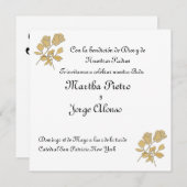 グラバメ・コモ・ウンセルロ・アン・トゥ・コラゾン 招待状 (正面/裏面)