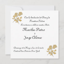 グラバメ・コモ・ウンセルロ・アン・トゥ・コラゾン 招待状