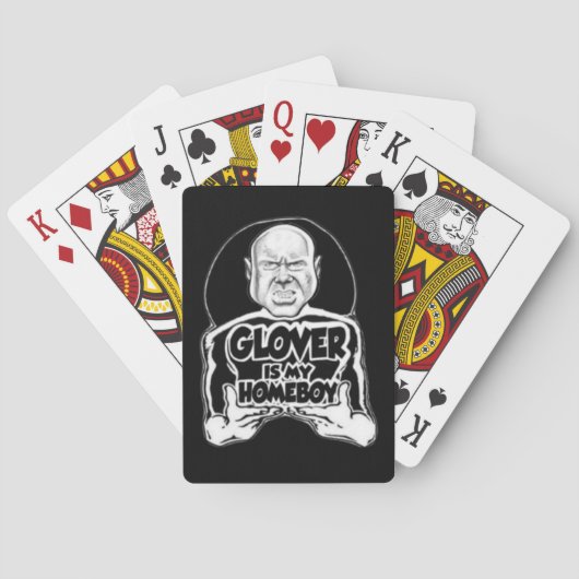 グラバーはカードを遊んでいる私の同郷人の役人です トランプ (裏面)