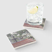 グラバーパークファウンテンマリエッタ,ガ。マーブルストーンCo ストーンコースター (横)