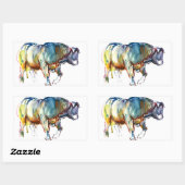 グラビタス2010 長方形シール (シート)