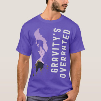 グラビティスオーバーレイト登山ボルダリングアルピニストデ Tシャツ