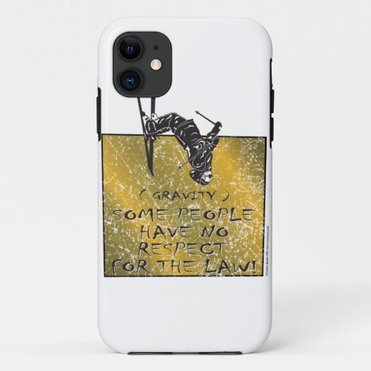 グラビティスキーヤー Case-Mate iPhoneケース (裏面)