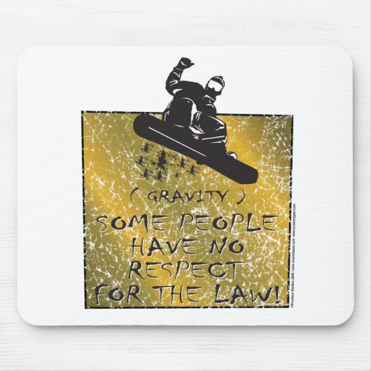 グラビティスノーボーダー マウスパッド (正面)